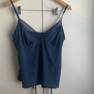 LACED NAVY  CHEMISE